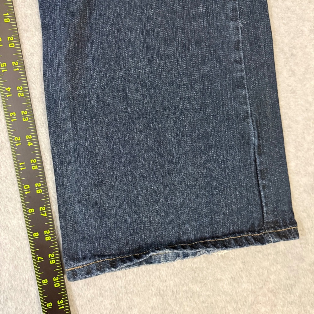 Levis 527 Mens Low Boot Cut Jeans Dark Wash Denim W38‎ L30 - Picture 3 of 16